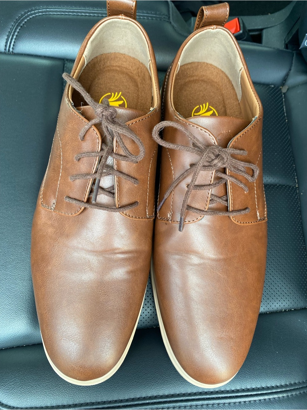 Deer Stags Men's Tan/Brown Derby Shoes